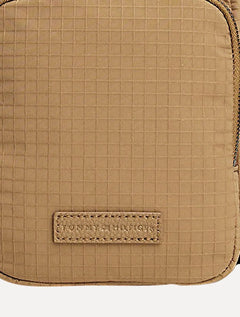 Bolsa Tommy Hilfiger Masculina Casual Tech Mini Shoulder Reporter Marrom