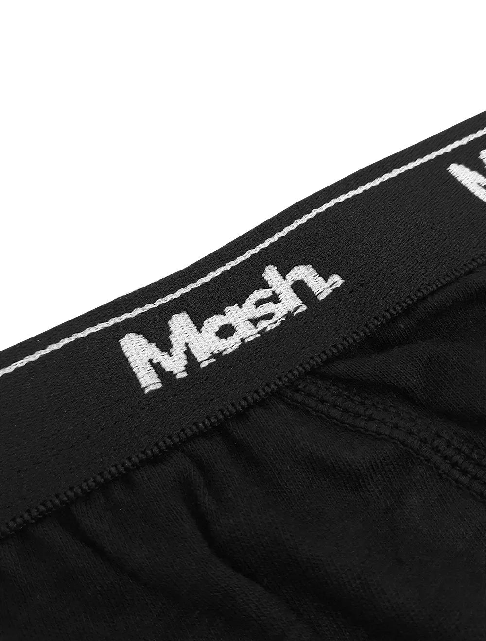 Cueca Mash Slip Cotton Basic Marinho/Preta Pack 3UN