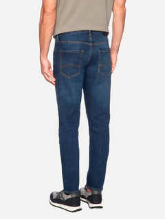 Calça Jeans Armani Exchange Masculina Skinny Fit 5 Pockets Azul Escuro