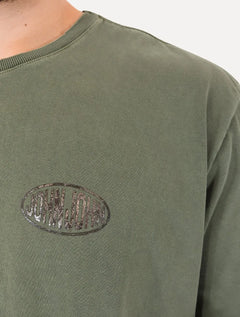 Camiseta John John Masculina Box Stoned Logo Verde Escuro