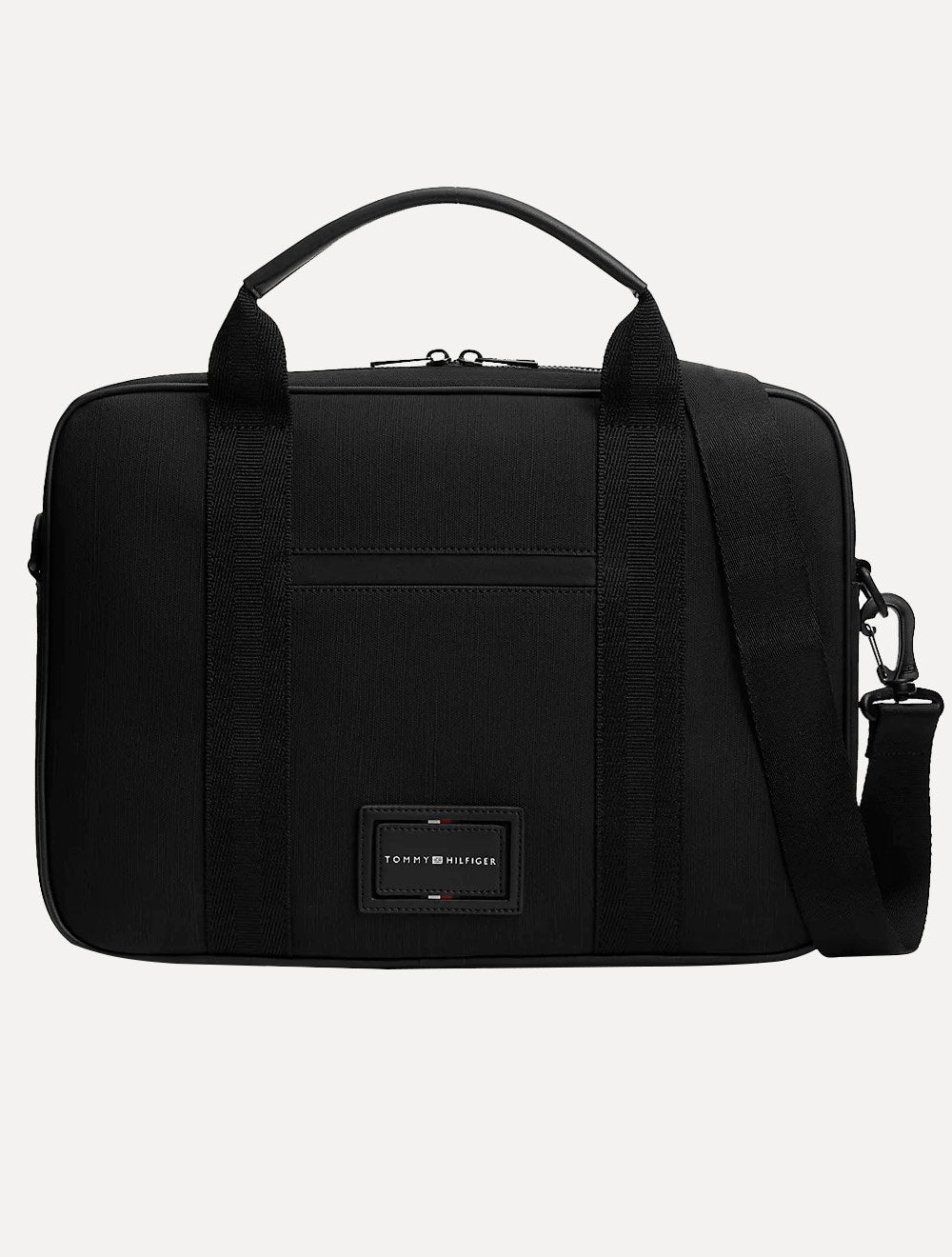 Bolsa Tommy Hilfiger Masculina Notebook Foundation Computer Bag Preto