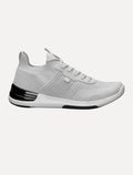 Tênis Calvin Klein Jeans Masculino Baixo Knitt Flexible Cinza Claro