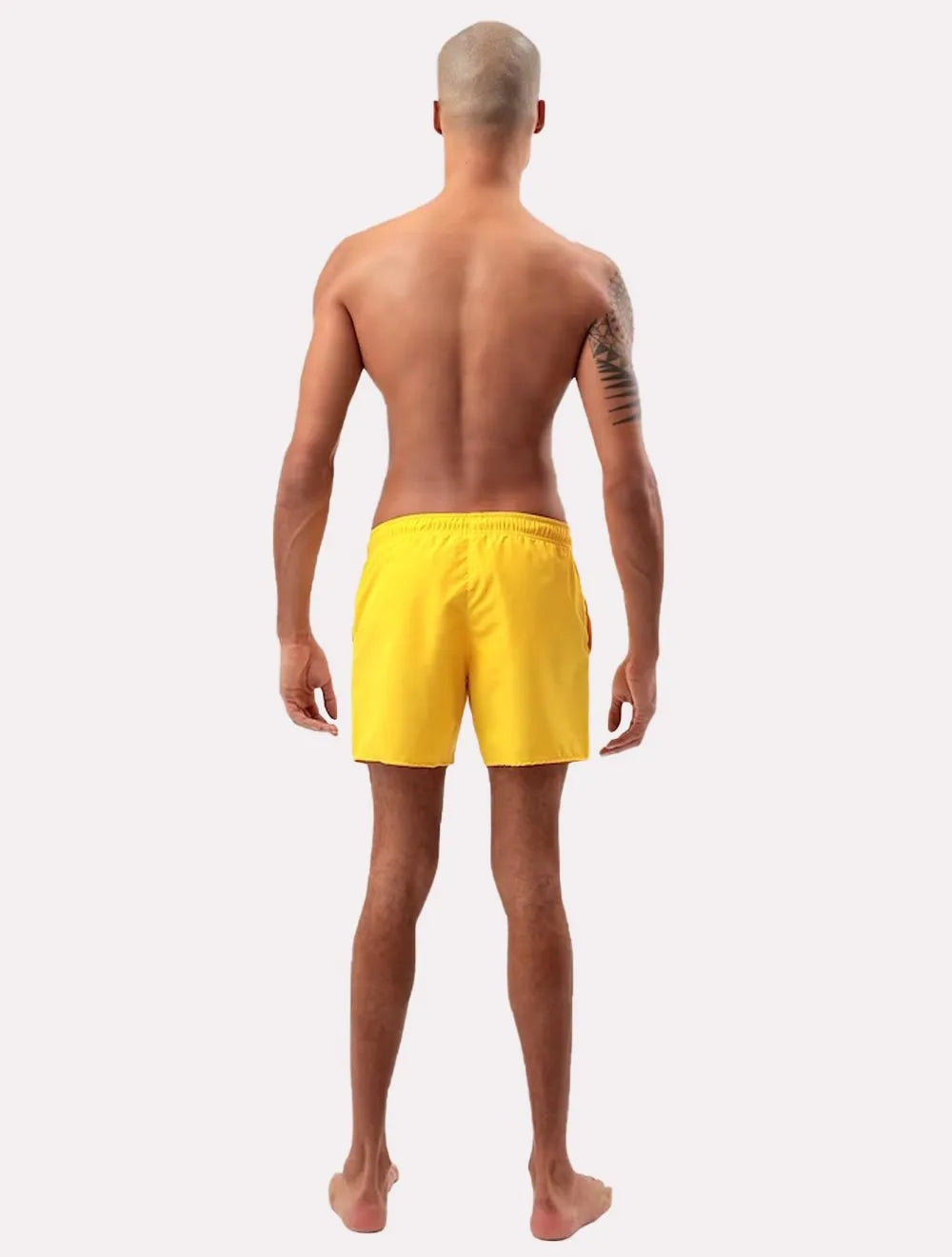 Short Lacoste Masculino Beachwear Classico Amarelo