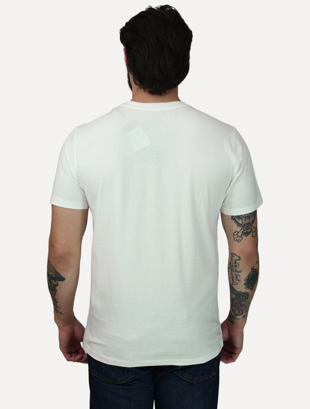 Camiseta John John Masculina Slim Fit Guide Off White