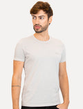 Camiseta Ellus Masculina Cotton Fine Grunge Gothic Classic Cinza Claro