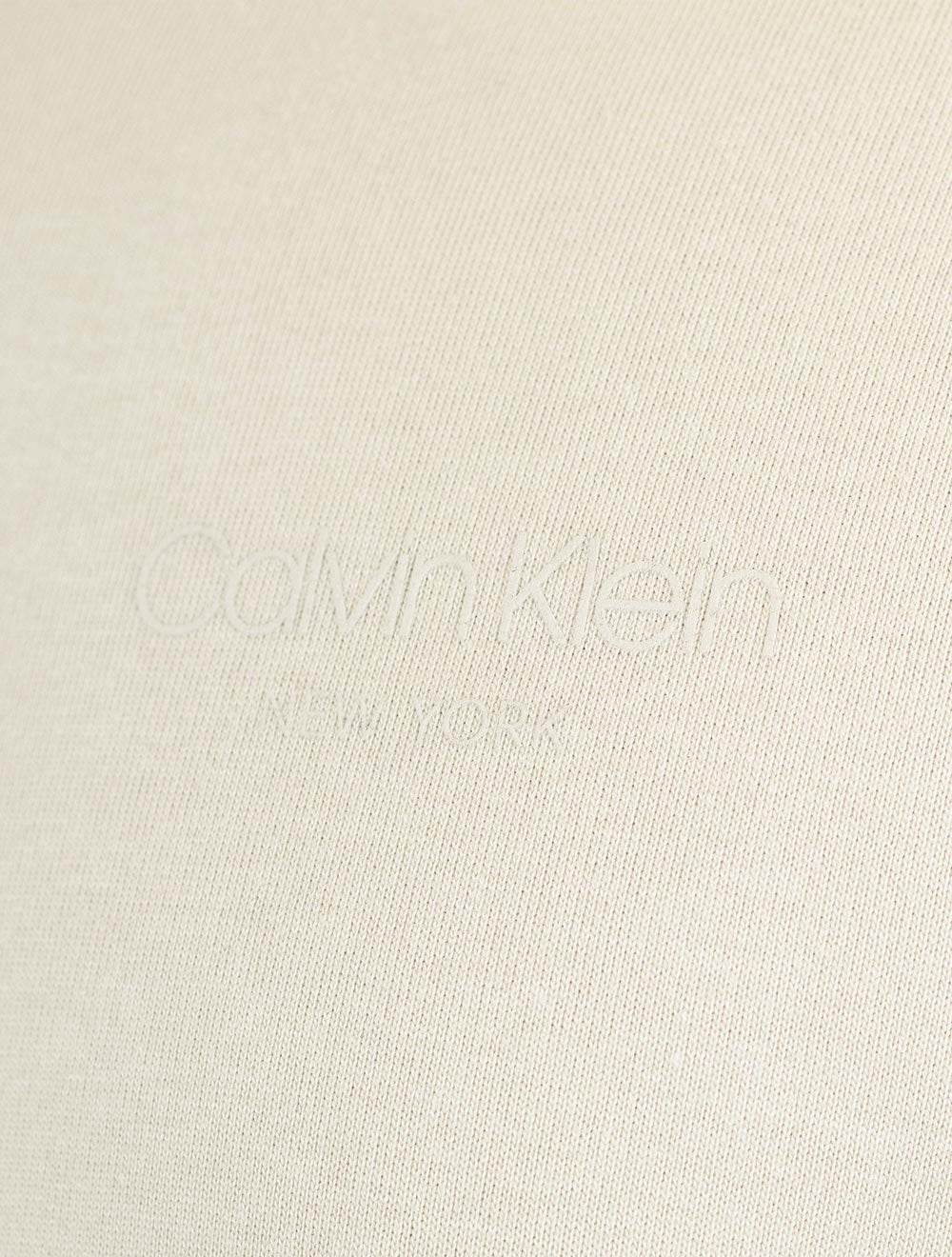 Moletom Calvin Klein Masculino Logo New York Off-White