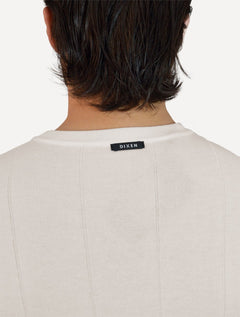 Camiseta Dixen Masculina Tricot Manga Curta Gola Careca Branco