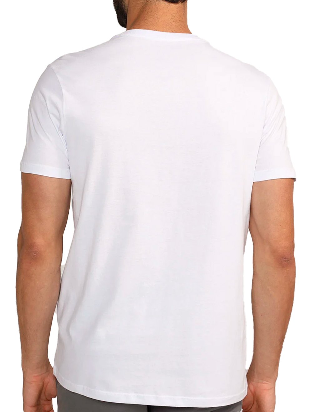 Camiseta Ellus Masculina Cotton Fine Use Everywhere Foil Branca