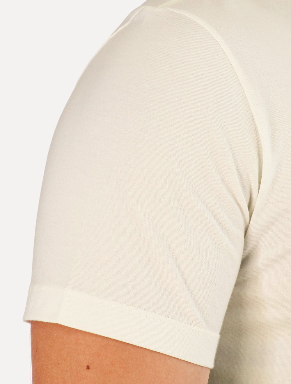 Camiseta Calvin Klein Masculina Institutional Logo Off-White
