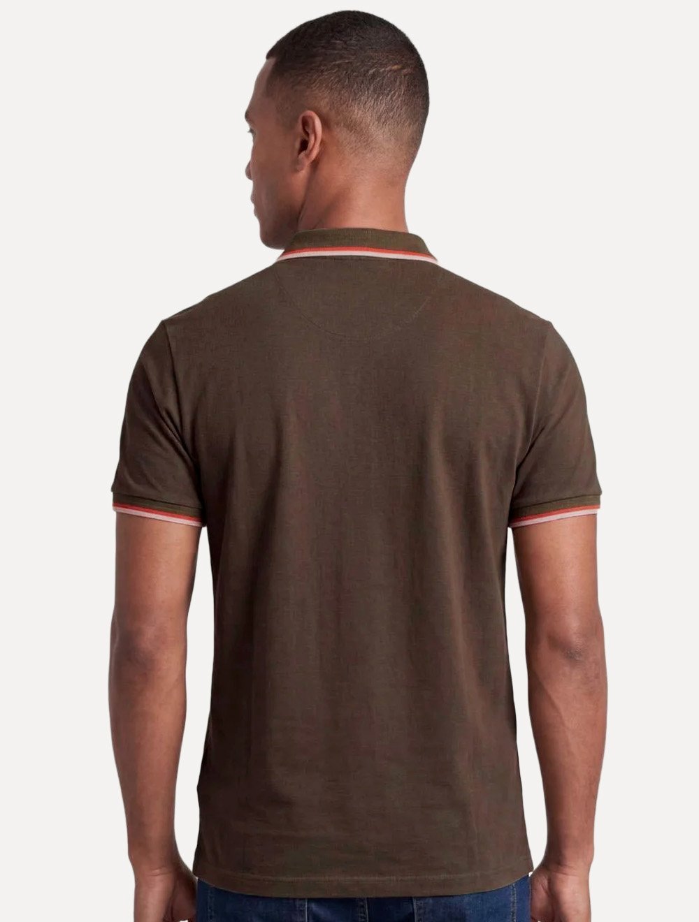 Polo Colcci Masculina Piquet Brown Logo Marrom
