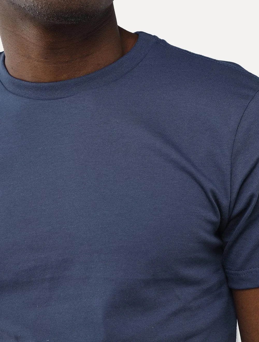 Camiseta Levis Masculina Slim Tab Sleeve Lisa Azul Médio