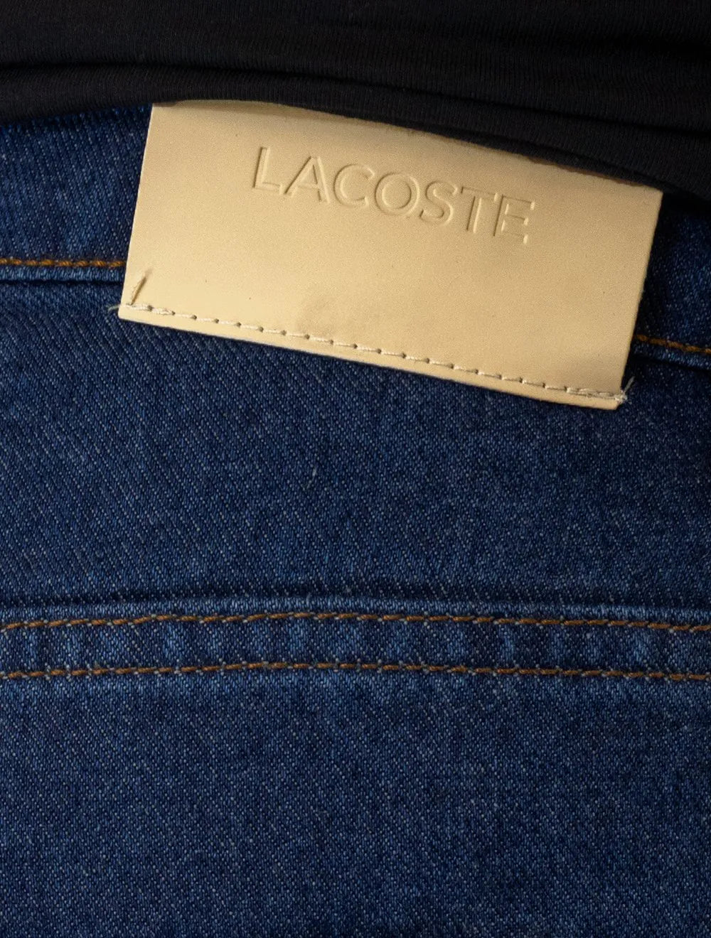 Bermuda Lacoste Jeans Masculina Essential Cotton Azul Escuro