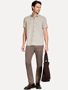 Camisa Aramis Masculina Regular Loop Flame Altino Areia