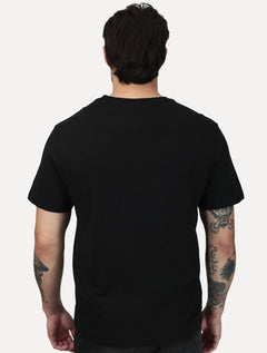 Camiseta Ellus Cotton Fine Easa Detail Pocket Classic Preta
