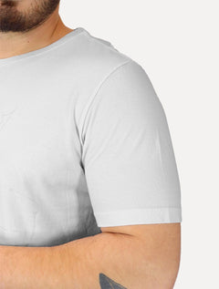 Camiseta Von der Volke Masculina Origineel Outline Crown Branca