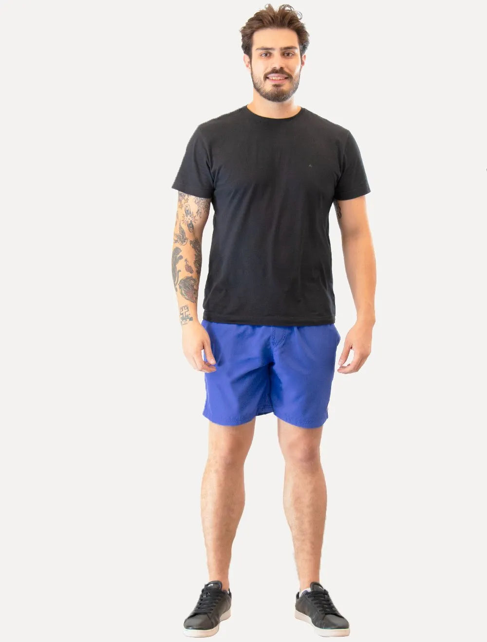Short Original Penguin Masculino D'Água Basic Patch Azul Cobalto