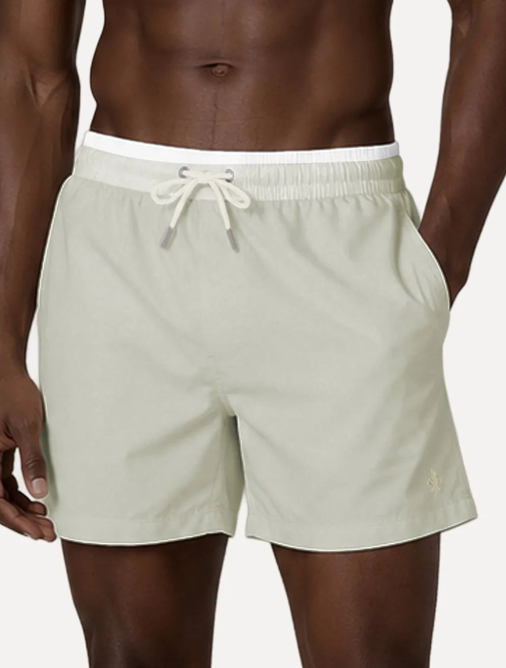 Short Dudalina Masculino Relax Classic Cáqui Claro