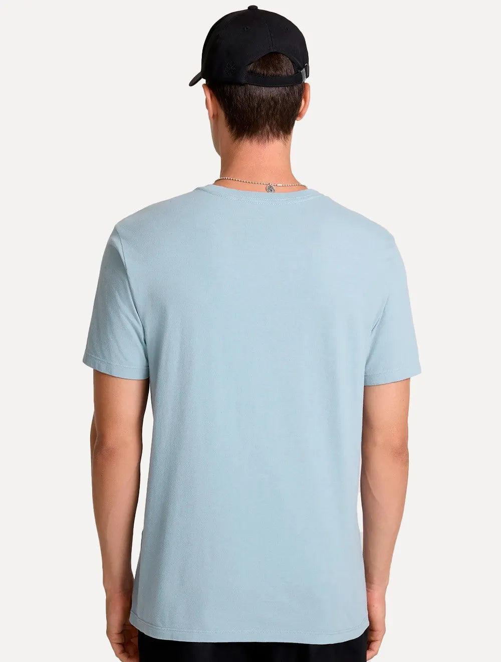 Camiseta John John Masculina Regular Fit Light Transfer Azul Claro