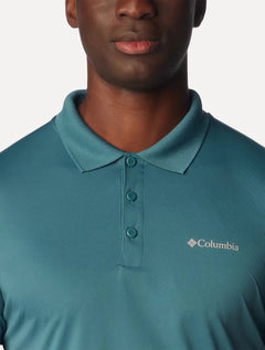 Polo Columbia Masculina Zero Rules Verde Turquesa