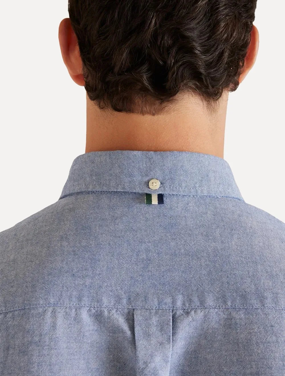 Camisa Reserva Masculina Oxford Color Icon Azul Royal Mescla