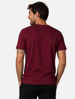 Camiseta John John Masculina Regular Fit On And Off Vinho