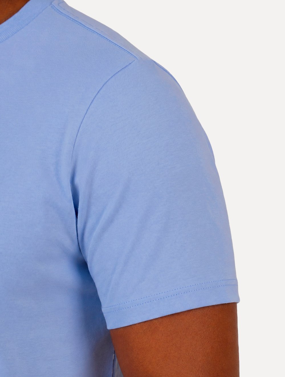 Camiseta Aramis Masculina Basic Lisa Mono Icon Chumbo Claro