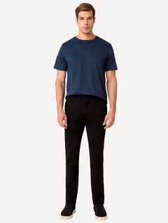 Camiseta Dudalina Masculina Flame Bicolor Azul Marinho