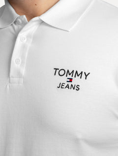 Polo Tommy Jeans Masculina Regular Corp Chest Branca