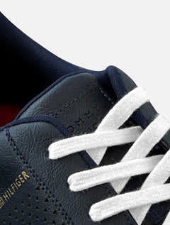 Tênis Tommy Hilfiger Masculino Couro Daniel 23 Azul Marinho