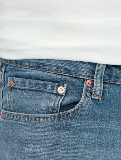 Calça Levis Jeans Masculina 505 Regular Custom Denim Azul