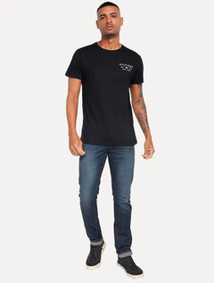 Camiseta Tommy Hilfiger Masculina Brand Love Small Logo Preta
