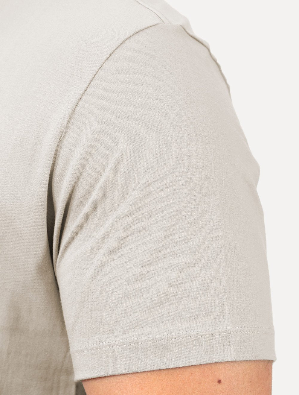 Camiseta Ellus Masculina Cotton Fine Timeless Classic Cinza Claro