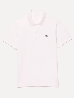 Polo Lacoste Masculina Regular Fit Pufe Branca