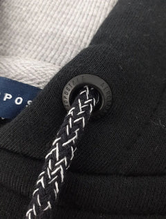 Moletom Aeropostale Masculino Hoodie 1987 Lettering Preto