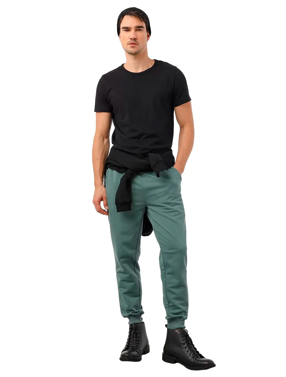 Calça John John Moletom Masculina New Basic Verde