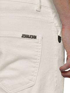 Calça John John Sarja Masculina Skinny Cairo Branca