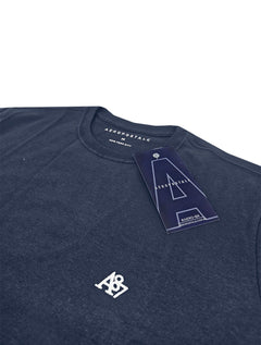 Camiseta Aeropostale Embroidered Light Logo NYC A87 Azul Marinho