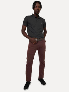 Polo Aramis Masculina Piquet Inner Detail Tape Grafite Mescla