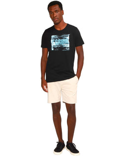 Camiseta Forum Masculina Logo Glitch Preta