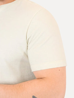 Camiseta Aramis Masculina Regular Gola Portuguesa Tricot Off White