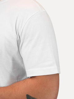 Camiseta Osklen Masculina Regular Big Shirt Tracking Snow Branca