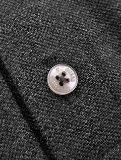 Polo Guess Masculina Piquet Tag Logo Chumbo Mescla