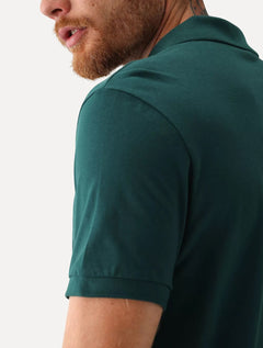 Polo Ellus Masculina Piquet Classic Easa Verde Escuro