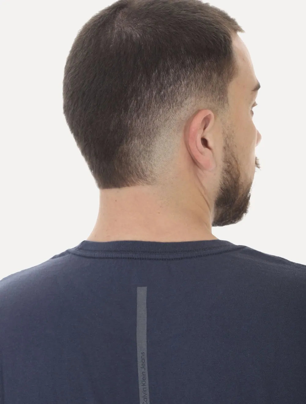 Camiseta Calvin Klein Jeans Masculina Light New Logo Azul Marinho