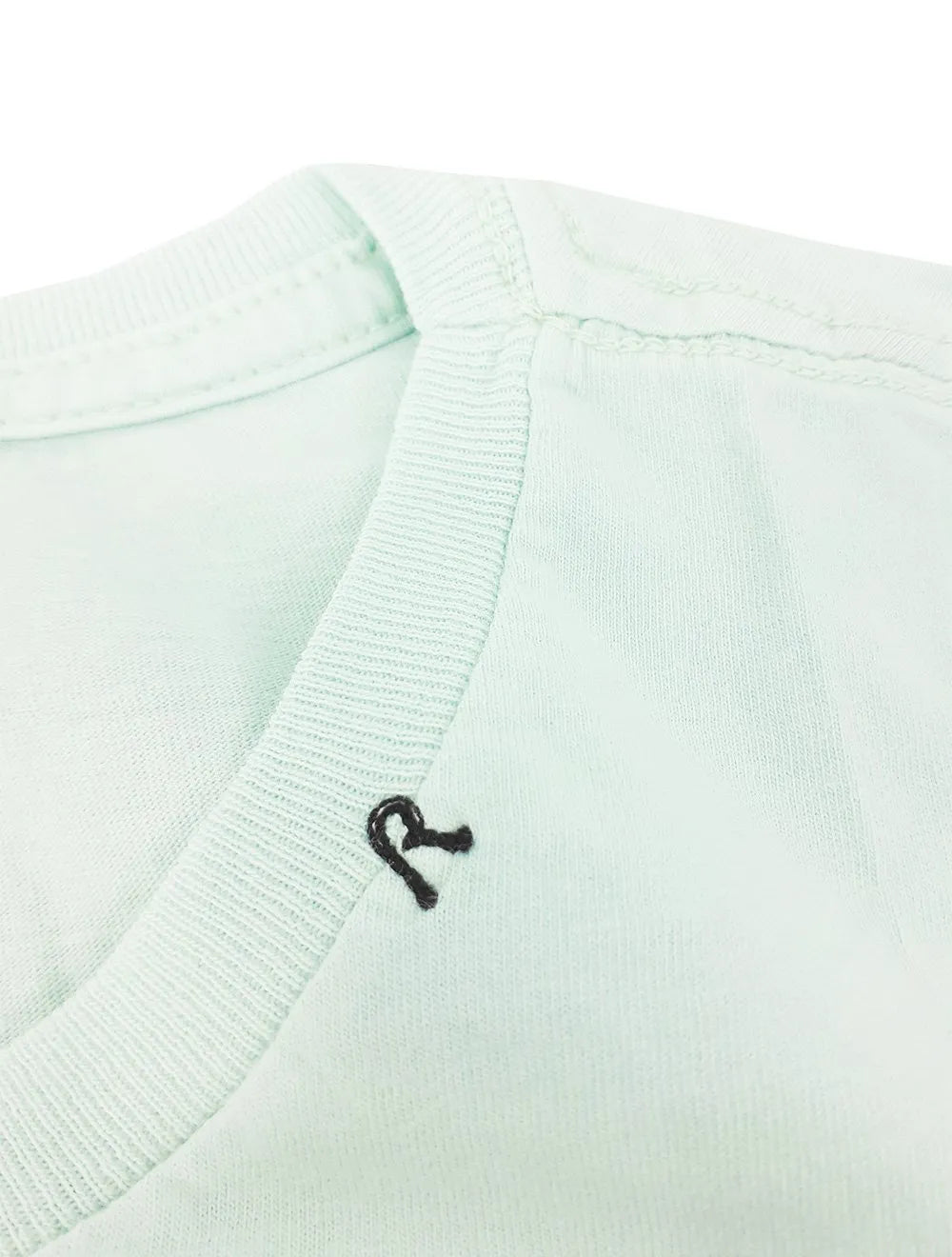 Camiseta Replay Masculina Frontal Stamp Logo Azul Claro
