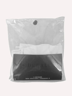 Cueca Dudalina Boxer Seamless Logo Branca 1UN