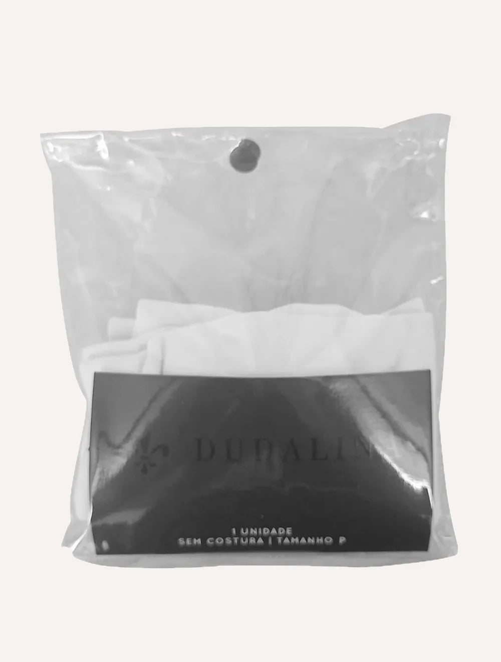 Cueca Dudalina Boxer Seamless Logo Branca 1UN