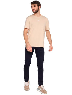 Camiseta Forum Masculina New Box Essentials Logo Areia