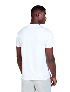 Camiseta Dudalina Masculina Regular Antiviral Logo Transfer Branca