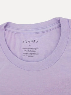Camiseta Aramis Masculina Eco Lisa Lilás Mescla